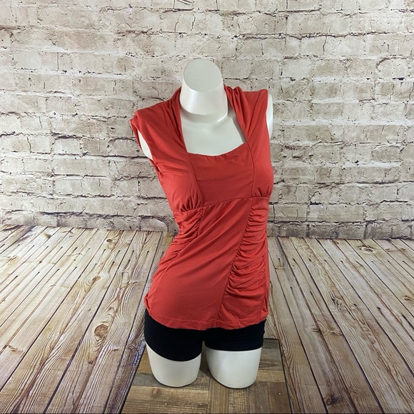 Orange Banana Republic sleeve top top size small - Picture 2 of 9